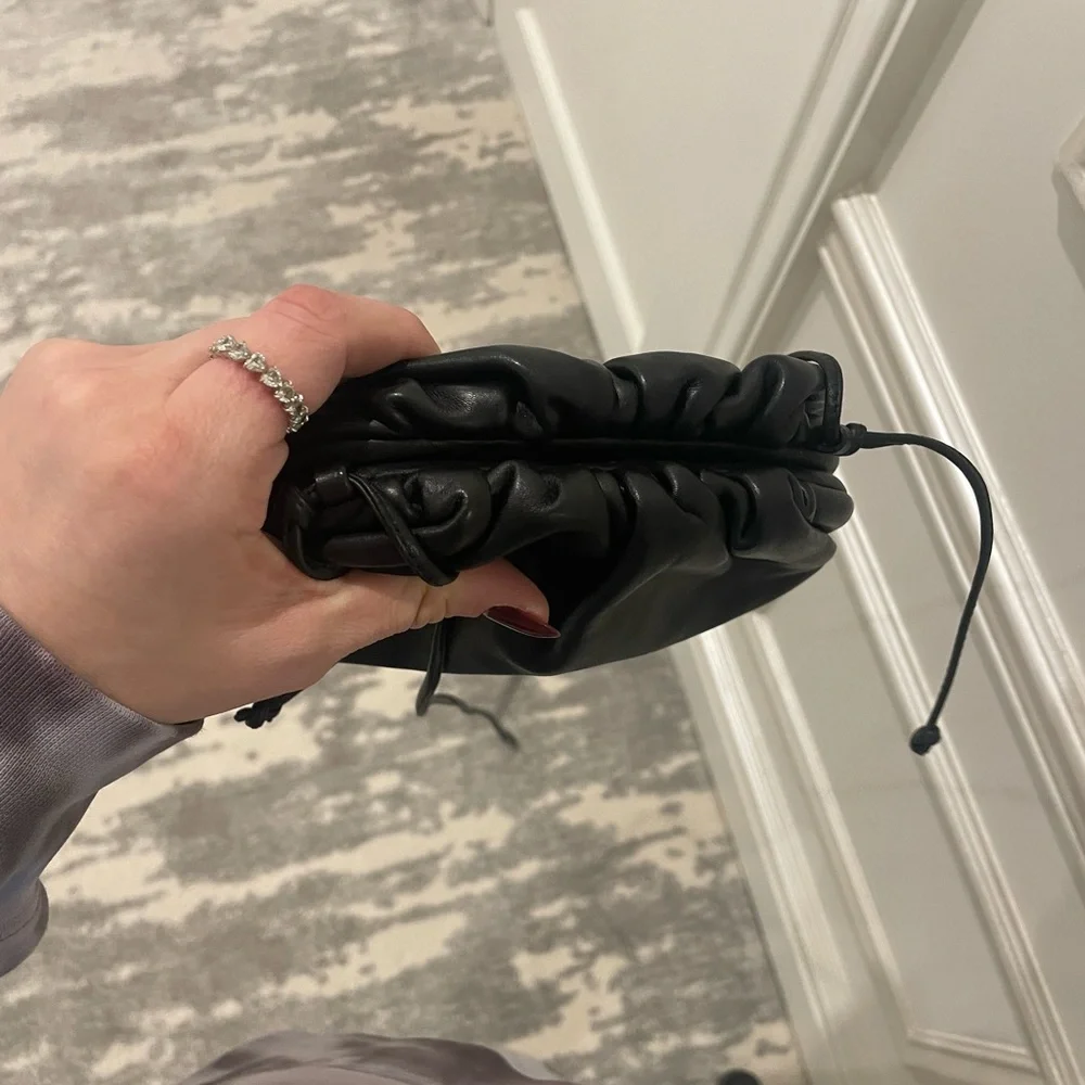 Bottega Veneta calfskin mini pouch bag with strap - Picture 11 of 12